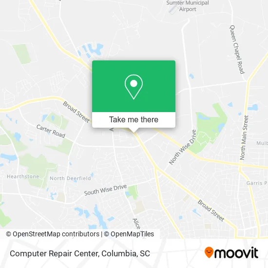 Computer Repair Center map