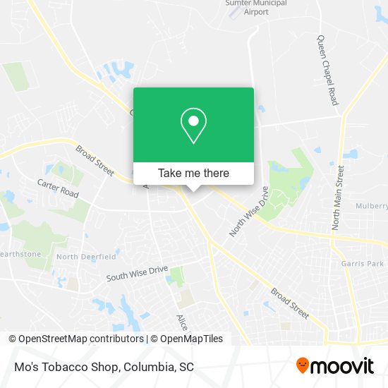 Mo's Tobacco Shop map