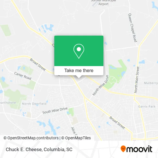 Chuck E. Cheese map
