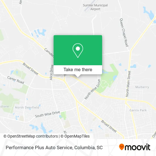 Performance Plus Auto Service map