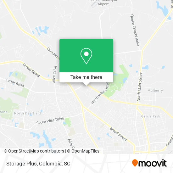 Storage Plus map