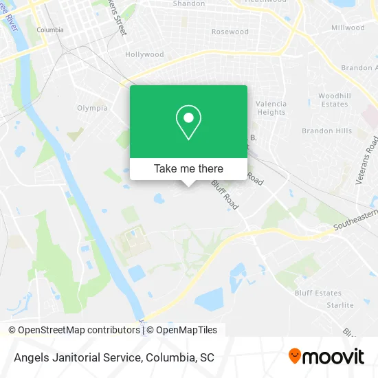 Angels Janitorial Service map