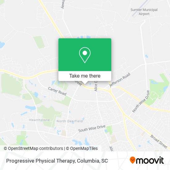 Mapa de Progressive Physical Therapy