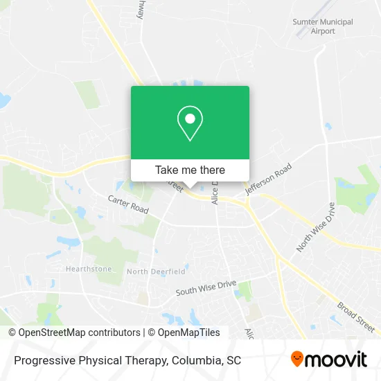 Progressive Physical Therapy map