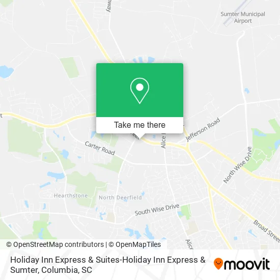Holiday Inn Express & Suites-Holiday Inn Express & Sumter map