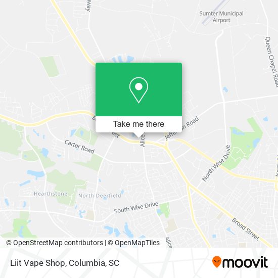 Mapa de Liit Vape Shop