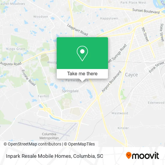 Inpark Resale Mobile Homes map