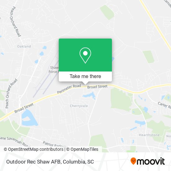 Mapa de Outdoor Rec Shaw AFB