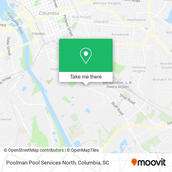 Poolman Pool Services North map