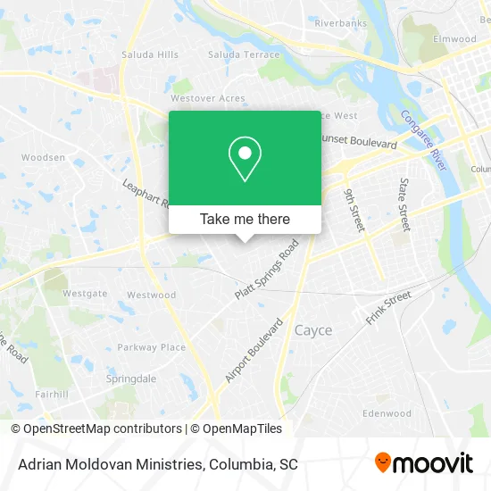 Adrian Moldovan Ministries map