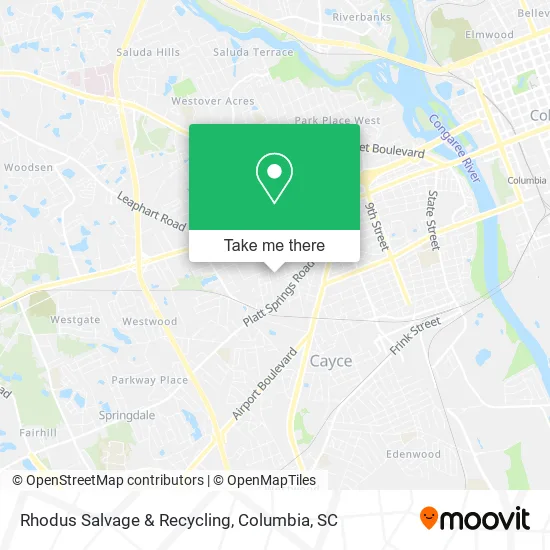 Mapa de Rhodus Salvage & Recycling