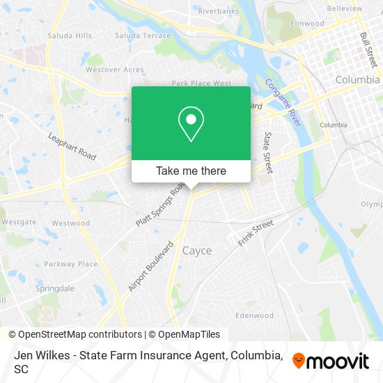 Jen Wilkes - State Farm Insurance Agent map