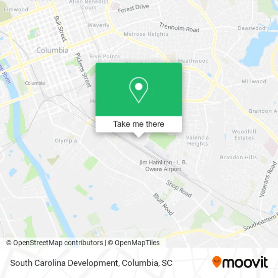 South Carolina Development map