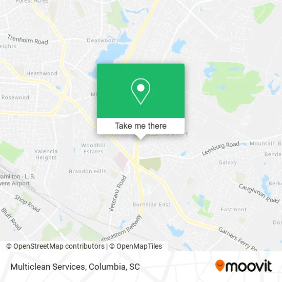 Multiclean Services map