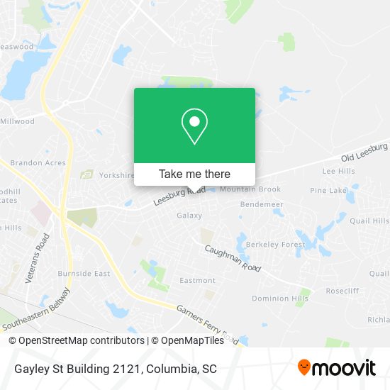 Gayley St Building 2121 map