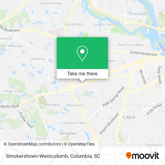 Smokerstown-Westcolumb map