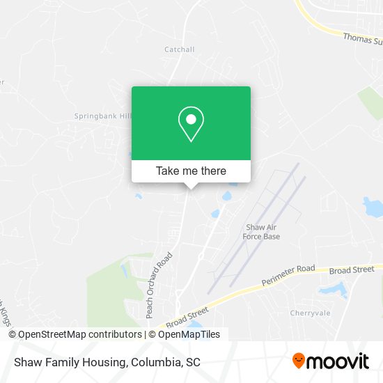 Shaw Family Housing map