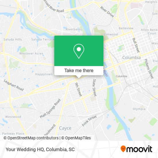 Your Wedding HQ map