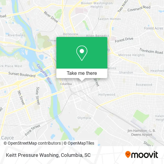 Keitt Pressure Washing map
