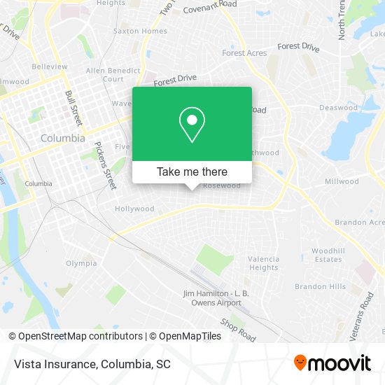 Vista Insurance map