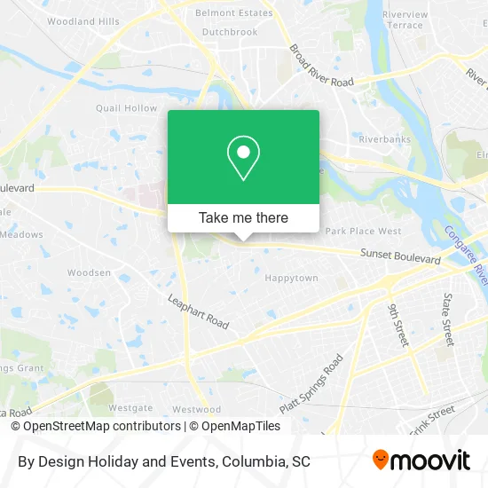 By Design Holiday and Events map