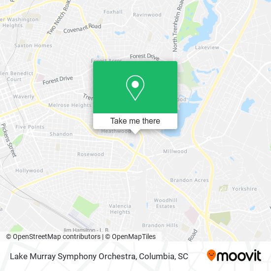 Lake Murray Symphony Orchestra map