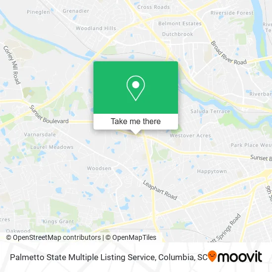 Palmetto State Multiple Listing Service map