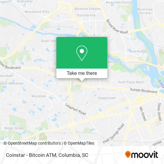 Coinstar - Bitcoin ATM map