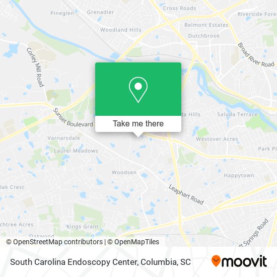 South Carolina Endoscopy Center map