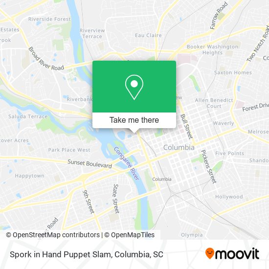 Mapa de Spork in Hand Puppet Slam