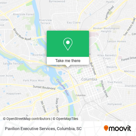 Pavilion Executive Services map