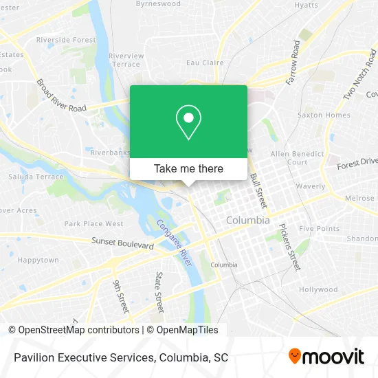 Pavilion Executive Services map
