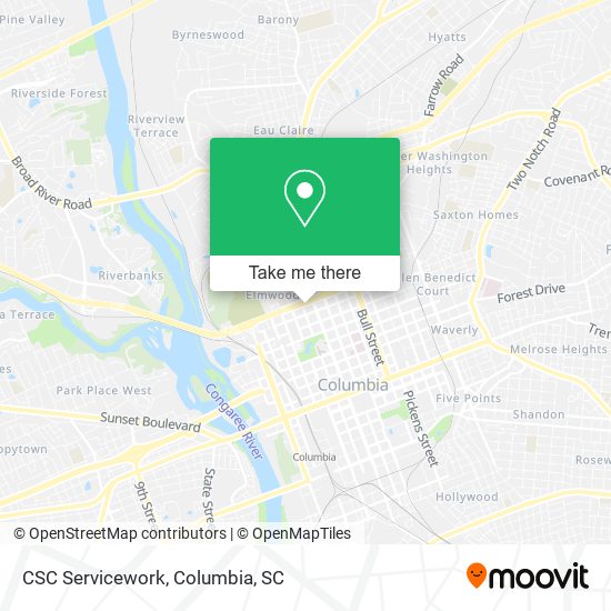 CSC Servicework map