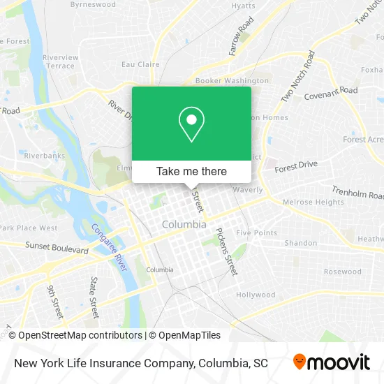 New York Life Insurance Company map