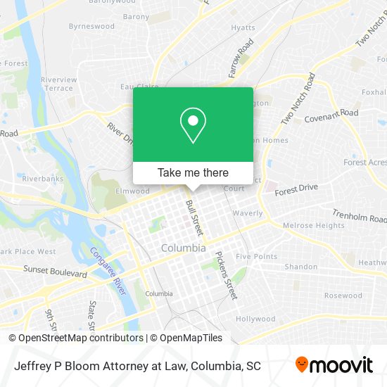 Mapa de Jeffrey P Bloom Attorney at Law