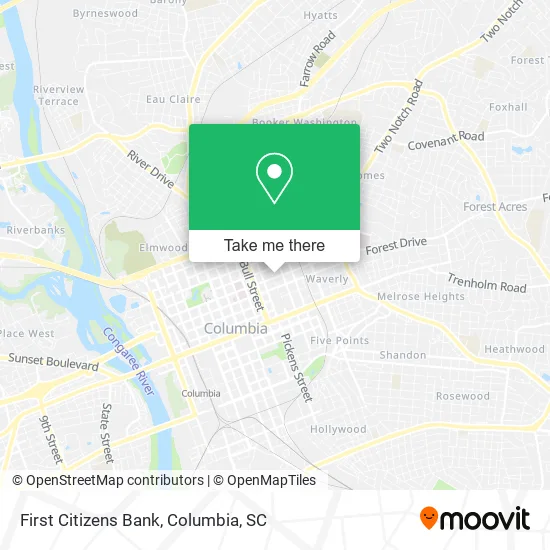 First Citizens Bank map