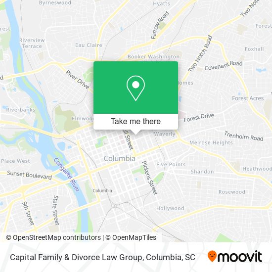 Mapa de Capital Family & Divorce Law Group