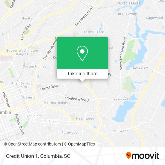 Mapa de Credit Union 1