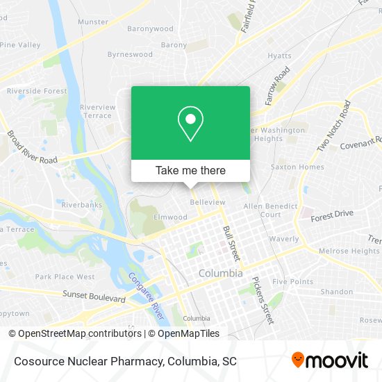 Cosource Nuclear Pharmacy map