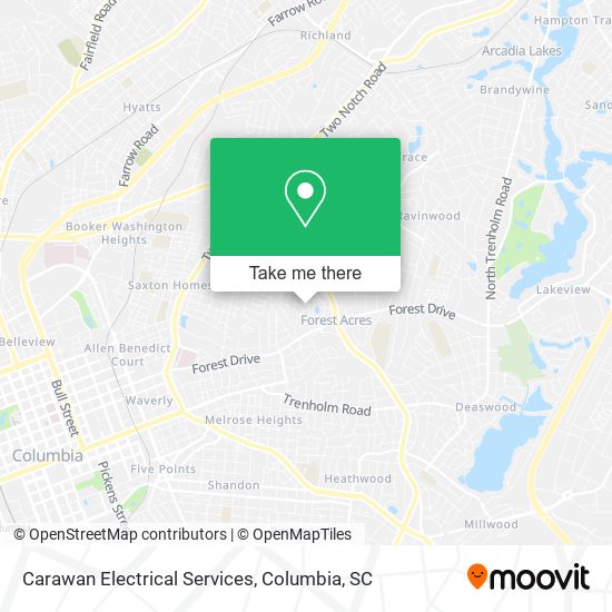 Carawan Electrical Services map
