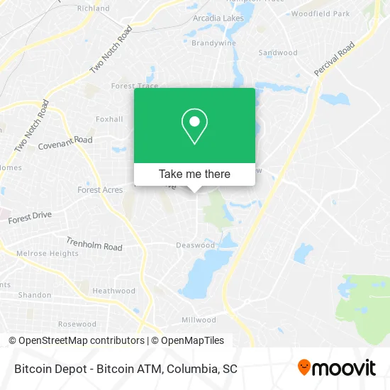 Bitcoin Depot - Bitcoin ATM map