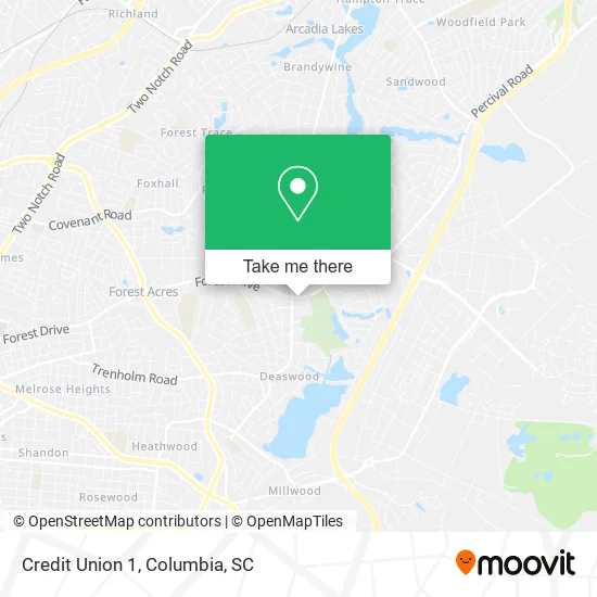 Credit Union 1 map