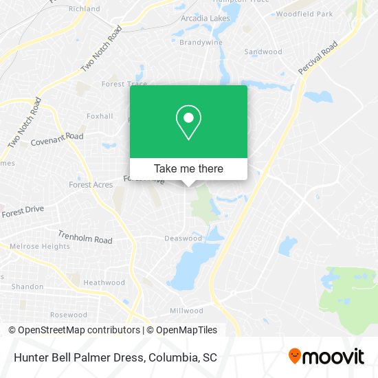 Hunter Bell Palmer Dress map