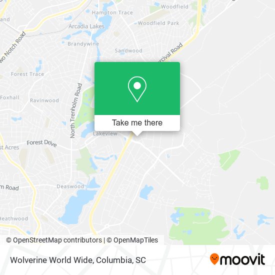 Wolverine World Wide map