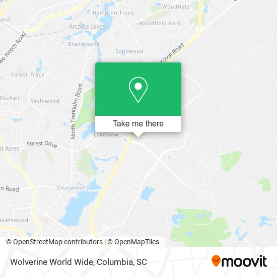 Wolverine World Wide map