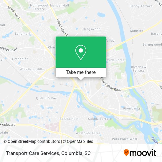 Transport Care Services map