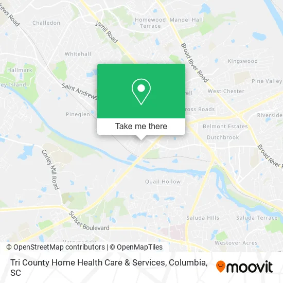Tri County Home Health Care & Services map