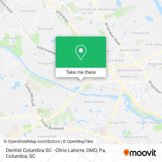 Dentist Columbia SC - Chris Latorre, DMD, Pa map