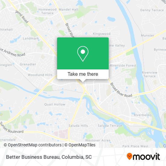 Better Business Bureau map