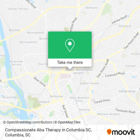 Compassionate Aba Therapy in Columbia SC map